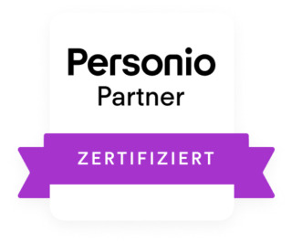 Personio zertifizierter Partner Badge